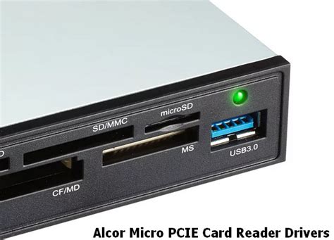 Alcor Micro USB Smart Card Reader Driver Windows 11 (Version 